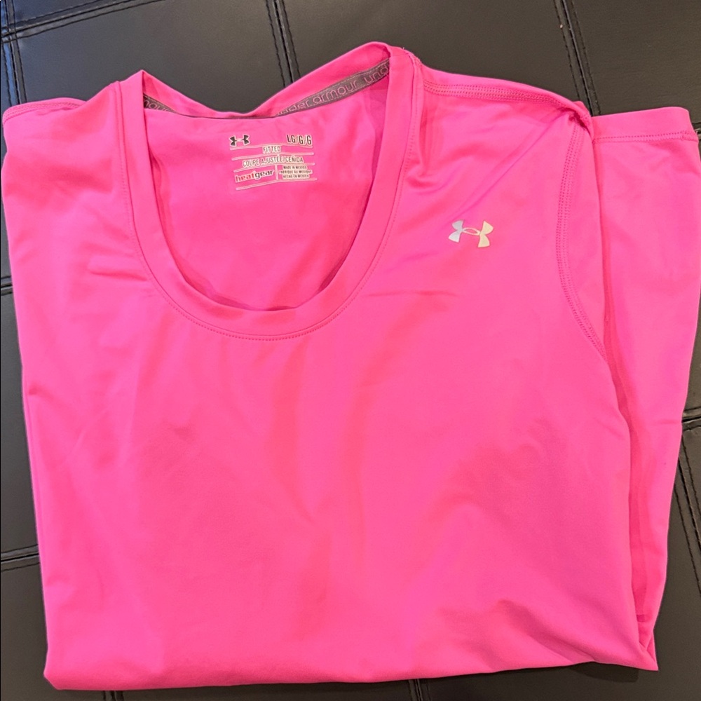 Under Armour Neon Pink Performance Shirt